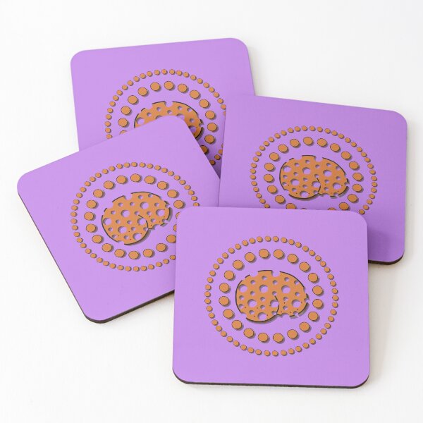 Item preview, Orange and Purple Holey thiCC Butt Logo designed and sold by thicc216.