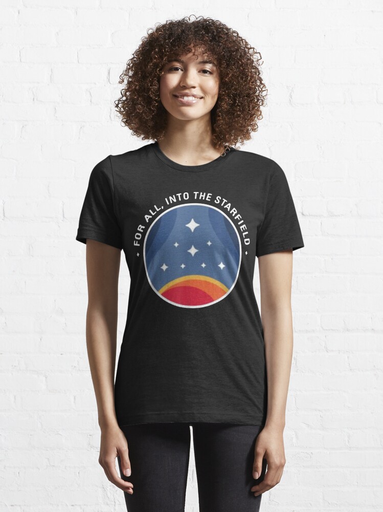 Starfield - For All Into The Starfield Short Sleeved T-shirt - EU Sizi –  IGN Store