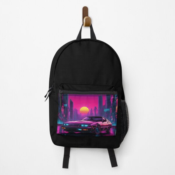 Item preview, Neon city sunset drive in the style of synthwave 80s retro akira cyberpunk designed and sold by IceCreamSmile.