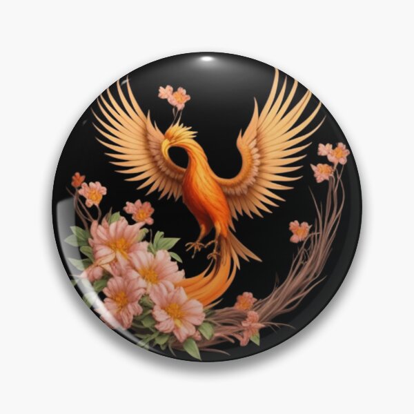 Item preview, Phoenix with flowers  designed and sold by Roxburylane.
