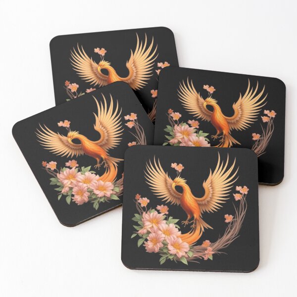 Item preview, Phoenix with flowers  designed and sold by Roxburylane.