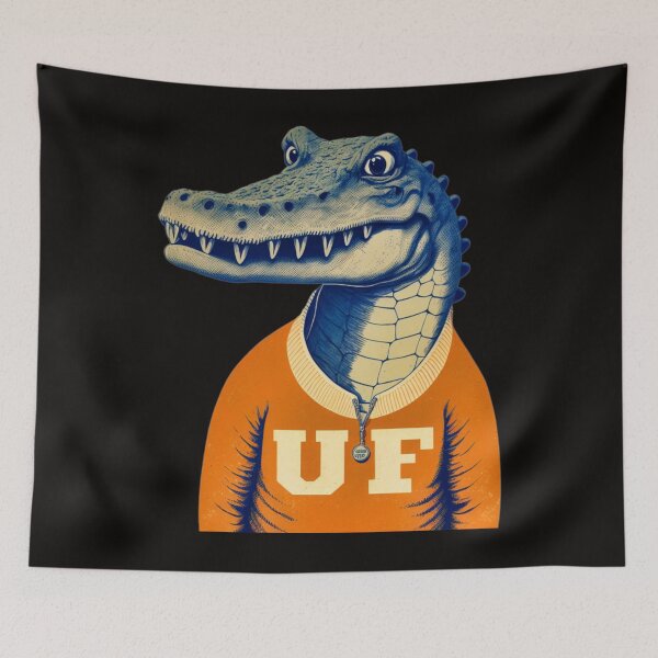 Item preview, Retro UF Gator designed and sold by VICTORKNEE.