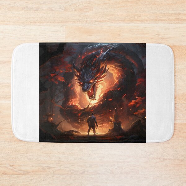 Item preview, Fire Serpent | Fire Dragon in a divine Tomb designed and sold by IsaacArtStudio.