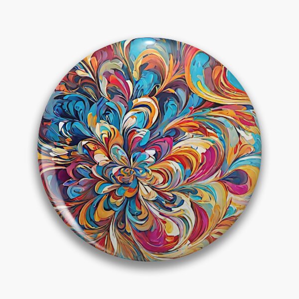 Item preview, The vector art beautifully depicted and multi-colored flower, brusting with a kaleidoscope of hues  designed and sold by Best-Art-32.