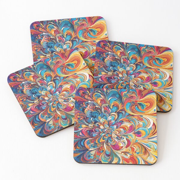 Item preview, The vector art beautifully depicted and multi-colored flower, brusting with a kaleidoscope of hues  designed and sold by Best-Art-32.