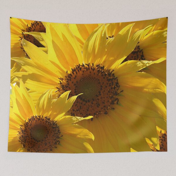 Item preview, Field of Bright Yellow Sunflowers Photography designed and sold by Victoria Rose.