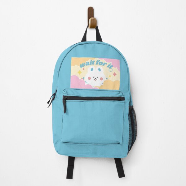 Item preview, Hamilton Wait For It Motivational Aesthetic Kawaii Pastel Sticker Bunny designed and sold by bubbleiel.