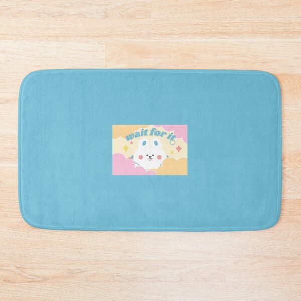 Item preview, Hamilton Wait For It Motivational Aesthetic Kawaii Pastel Sticker Bunny  designed and sold by bubbleiel.