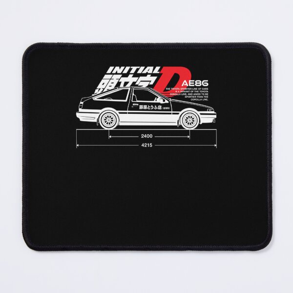 Item preview, Initial D (side View) Black designed and sold by AnchiDewies.