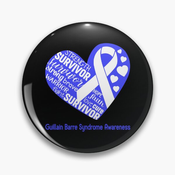 Item preview, Guillain Barre Syndrome Heart Support Guillain Barre Syndrome Warrior Fighting designed and sold by anasof-iaappe.