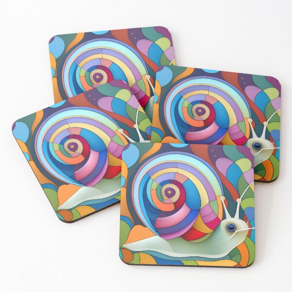 Item preview, Snail color full designed and sold by SabyDigitalArt.