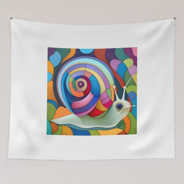 Item preview, Snail color full designed and sold by SabyDigitalArt.