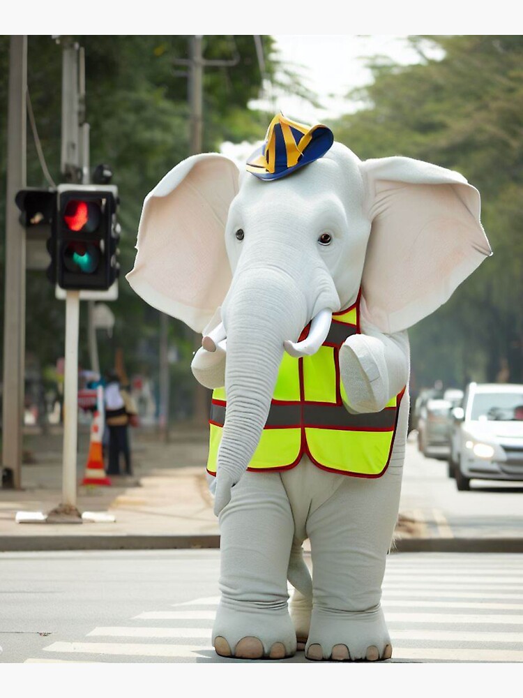 White elephant mascot, pachyderm costume, zoo costume