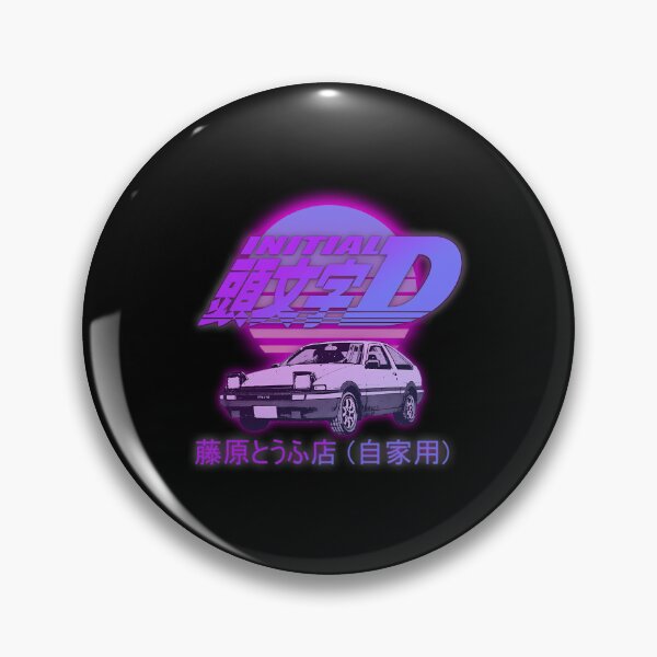 Item preview, Initial D Ae86 Retro Synthwave designed and sold by AnchiDewies.