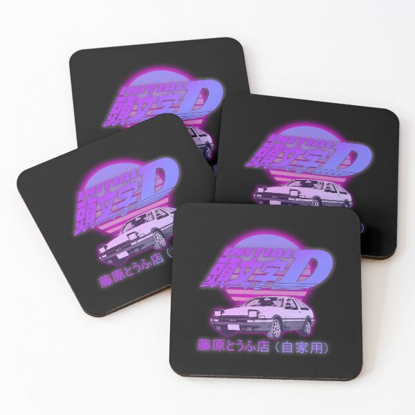 Item preview, Initial D Ae86 Retro Synthwave designed and sold by AnchiDewies.
