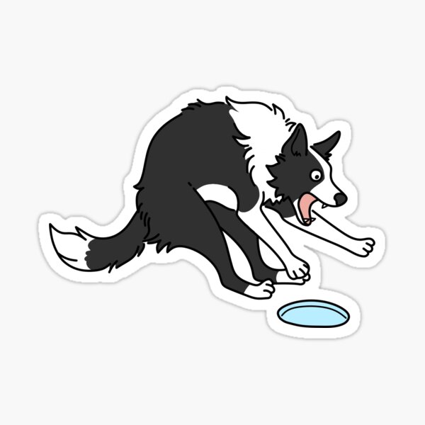 Item preview, Silly Disc Dog Black designed and sold by darkroastdogs.