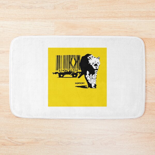 Item preview, Banksy Barcode Leopard designed and sold by ElenaDenesik.