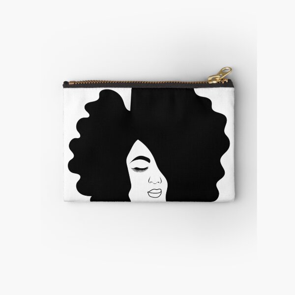 Item preview, Big Afro Drawing Black Woman con cabello natural designed and sold by blackartmatters.