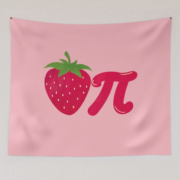 Item preview, Strawberry Pi Math Pun designed and sold by BlisslyLife.
