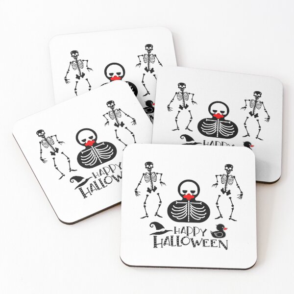 Item preview, Rubber Duck Skeleton and Two Skeletons designed and sold by DavidsDucks.