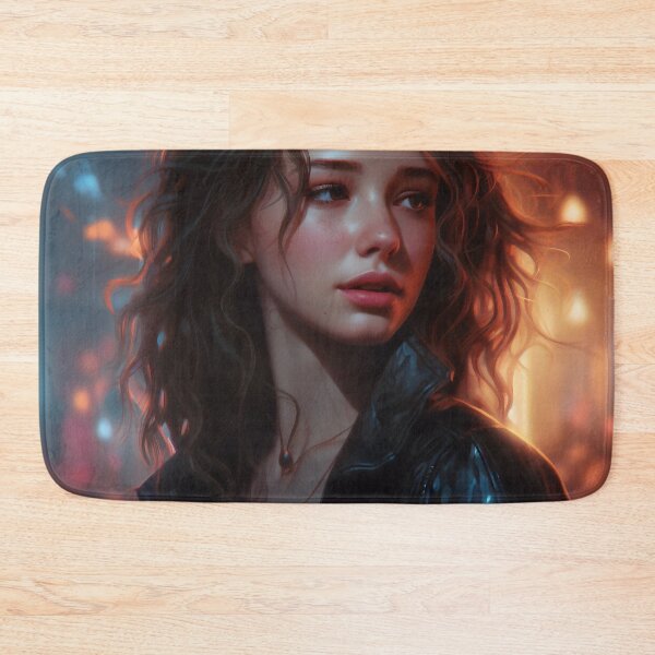 Item preview, Rebel Elegance: A Portrait of Beauty in Black Leather designed and sold by oanaunciuleanu.