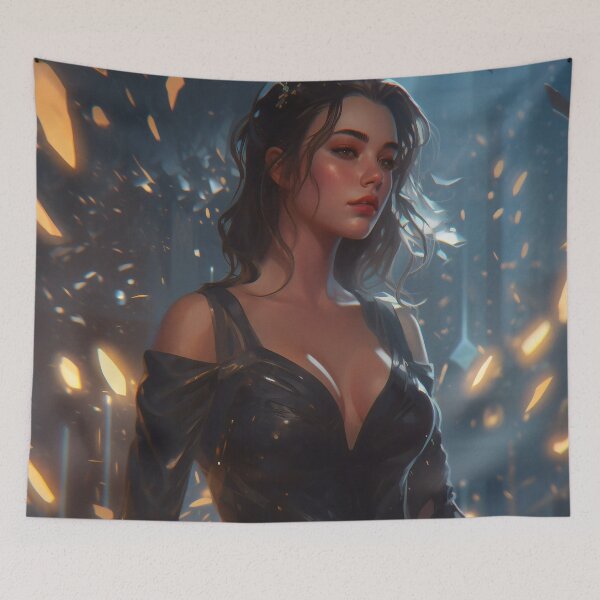Item preview, Rebel Elegance: A Portrait of Beauty in Black Leather designed and sold by oanaunciuleanu.