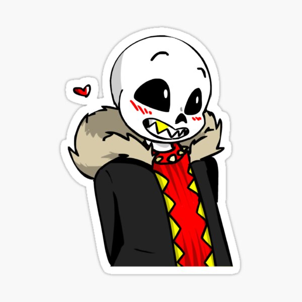 Underfell Papyrus Vinyl Sticker – Shannanigans Cafe