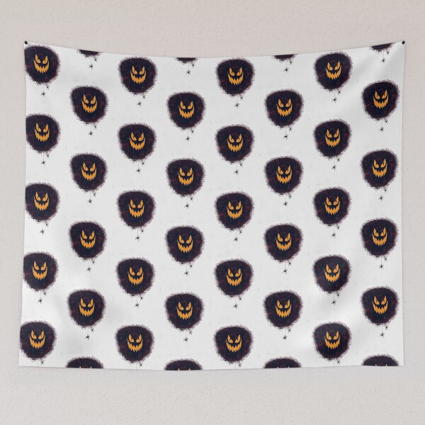 Item preview, Halloween Creepy Pumpkin Face designed and sold by TrolldollC.