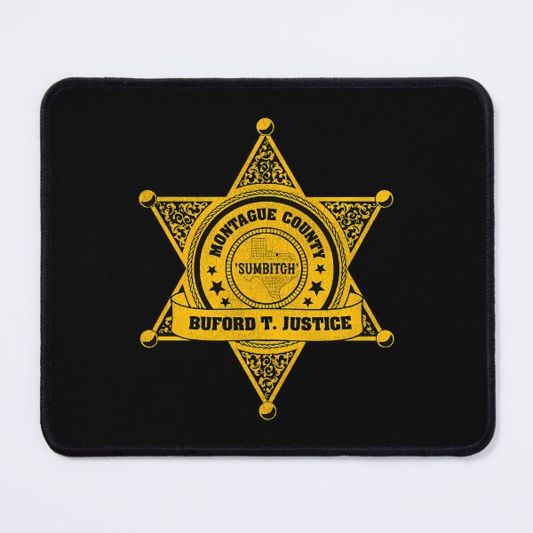 Item preview, Buford T. Justice Sheriff Badge designed and sold by DesignerHumil.