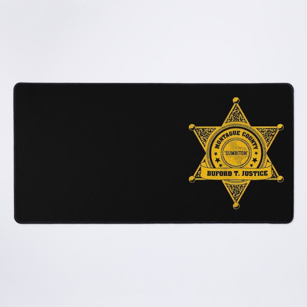 Item preview, Buford T. Justice Sheriff Badge designed and sold by DesignerHumil.
