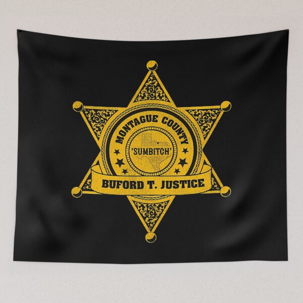 Item preview, Buford T. Justice Sheriff Badge designed and sold by DesignerHumil.
