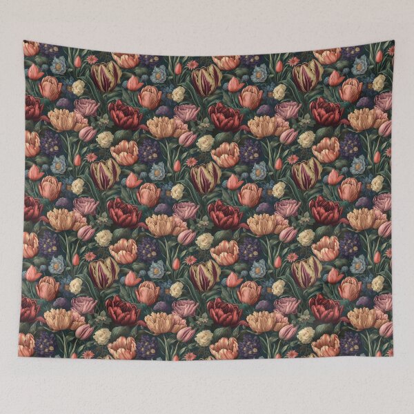 Item preview, Beautiful elegant flower seamless pattern designed and sold by MiraCleAI.