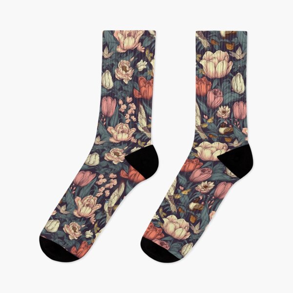 Item preview, Beautiful elegant flower seamless pattern designed and sold by MiraCleAI.