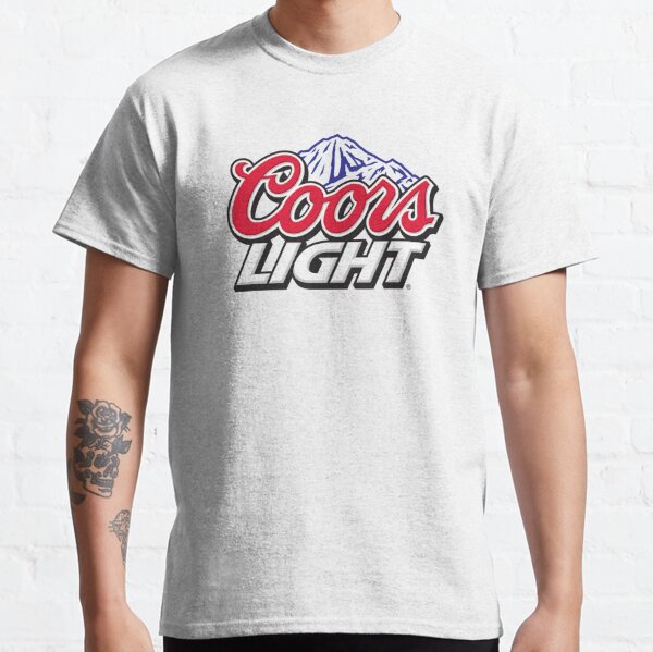 Tee Luv Coors Light Cold As The Rockies T-Shirt - Grey XX-Large, Men's