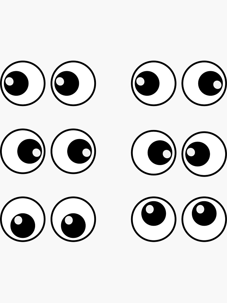 Eyes Googly Eyes Sticker - Eyes Googly Eyes Sleepy - Discover & Share GIFs