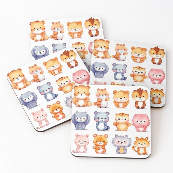Item preview, Animal cartoon characters designed and sold by MiraCleAI.