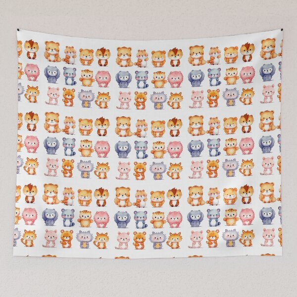Item preview, Animal cartoon characters designed and sold by MiraCleAI.