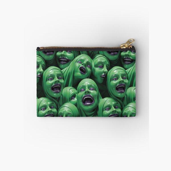 Item preview, 3D Creepy Nuns Green Halloween Pattern designed and sold by Sturdust.