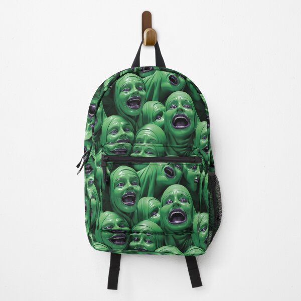 Item preview, 3D Creepy Nuns Green Halloween Pattern designed and sold by Sturdust.