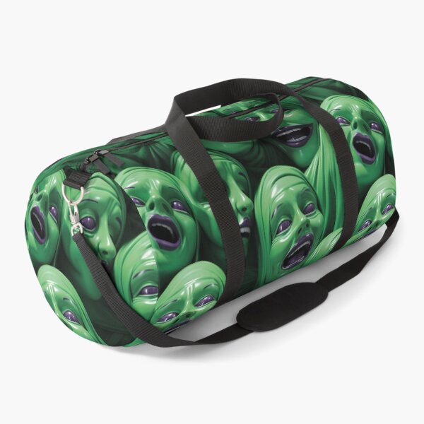Item preview, 3D Creepy Nuns Green Halloween Pattern designed and sold by Sturdust.