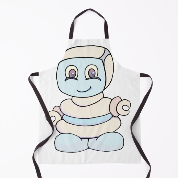Item preview, Pale yellow/blue Bob-E Robot designed and sold by PaintedDaisies.