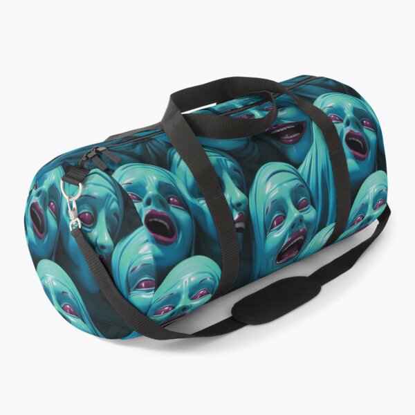 Item preview, 3D Creepy Nuns Blue Halloween Pattern designed and sold by Sturdust.
