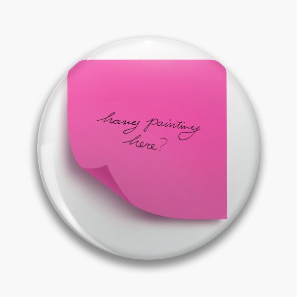 Item preview, "Art Heist, Baby!" Hang Painting Here Post-it designed and sold by eilahpotter.