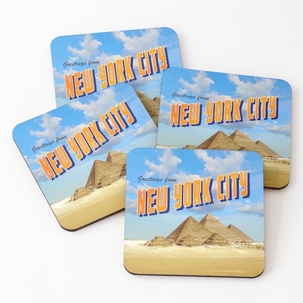 Item preview, Gag Travel Greeting Egypt New York City designed and sold by Pava Orava.