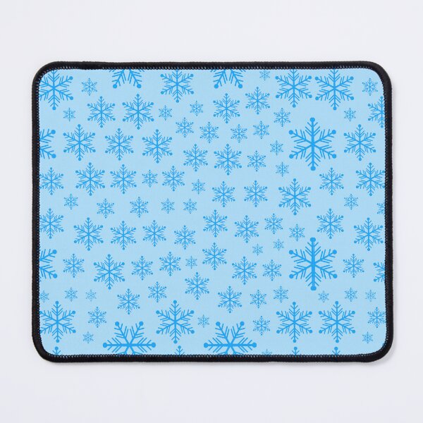 Item preview, blue color snowflakes sparkly pattern for girls designed and sold by ArtisticAblaze.