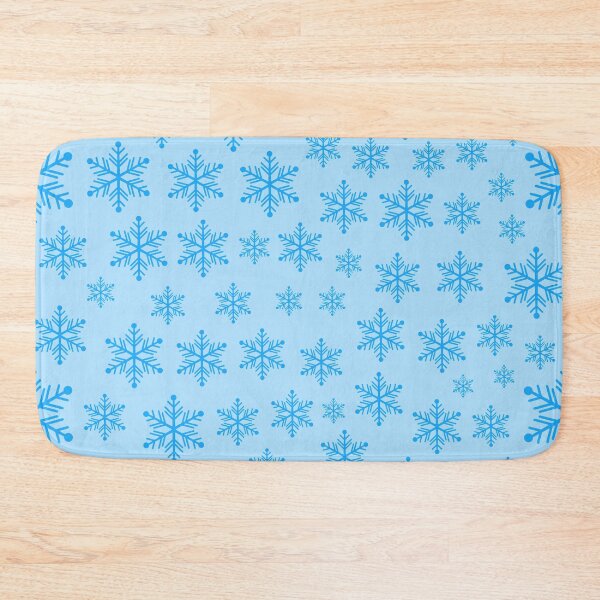 Item preview, blue color snowflakes sparkly pattern for girls designed and sold by ArtisticAblaze.