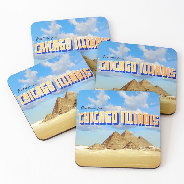 Item preview, Gag Travel Greeting Egypt Chicago  designed and sold by Pava Orava.