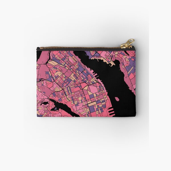 Item preview, Halifax Map Pattern in Purple & Pink designed and sold by PatternMaps.