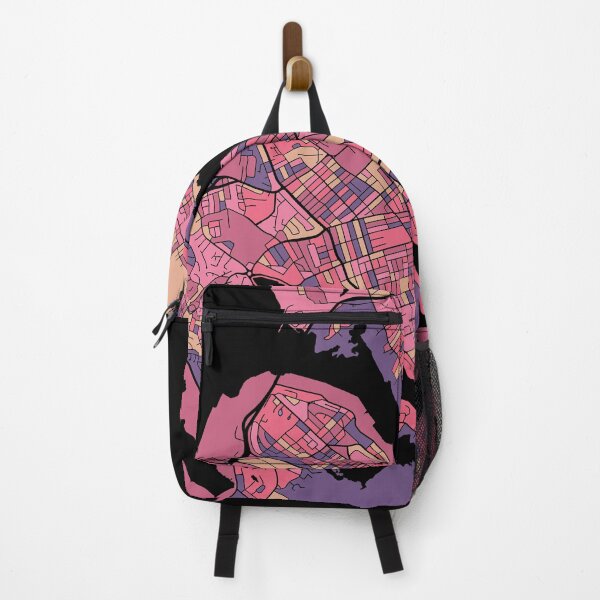 Item preview, Halifax Map Pattern in Purple & Pink designed and sold by PatternMaps.