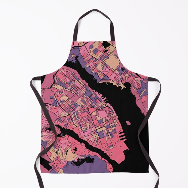 Item preview, Halifax Map Pattern in Purple & Pink designed and sold by PatternMaps.